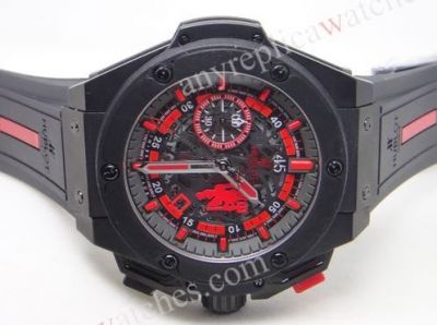 Hublot Red Devil Replica Watch Swiss 7750 Automatic Movement